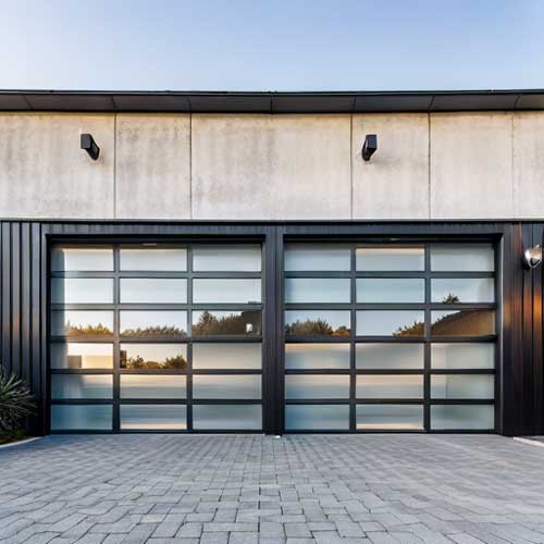 aluminium and glass garage doors in sandton